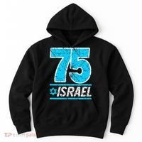 Israel's 75th Anniversary Independence Day Yom Ha'atzmaut Hoodie thumb 0