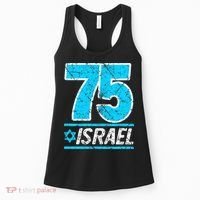 Israel's 75th Anniversary Independence Day Yom Ha'atzmaut Women's Tank Top thumb 0