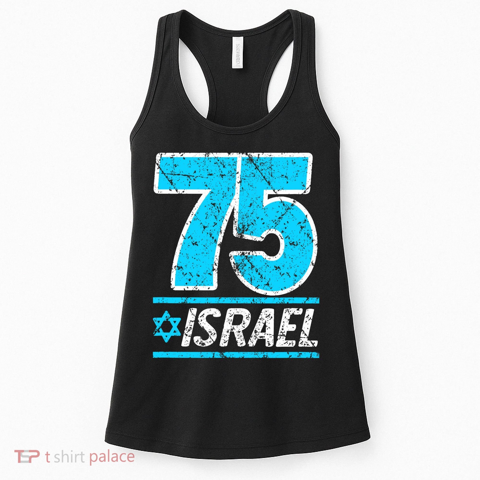 Israel's 75th Anniversary Independence Day Yom Ha'atzmaut Women's Tank Top