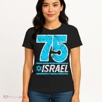 Israel's 75th Anniversary Independence Day Yom Ha'atzmaut Women's T-Shirt thumb 4