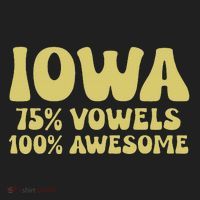 Iowa 75 Vowels 100 Awesome Iowans Women Funny State Hat thumb 2