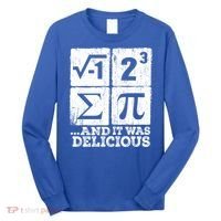 I 8 Sum Pi Meaningful Gift Funny I Ate Some Pie Meaningful Gift Pi Day Nerd Geek Long Sleeve Shirt thumb 0