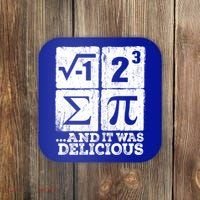 I 8 Sum Pi Meaningful Gift Funny I Ate Some Pie Meaningful Gift Pi Day Nerd Geek Coaster thumb 0