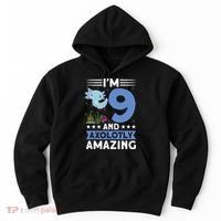 I'm 9 And Axolotly Amazing 9th Birthday Axolotl  Hoodie thumb 0
