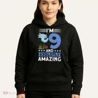 I'm 9 And Axolotly Amazing 9th Birthday Axolotl  Hoodie thumb 5