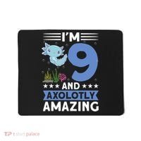 I'm 9 And Axolotly Amazing 9th Birthday Axolotl  Mousepad thumb 0