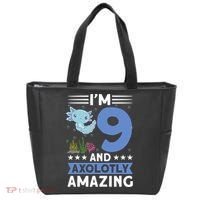 I'm 9 And Axolotly Amazing 9th Birthday Axolotl  Tote Bag thumb 0