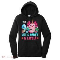 I'm 9 Years Old Let's Party A Lotl Axolotl 9th Birthday   Women's Hoodie thumb 0