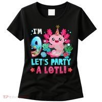 I'm 9 Years Old Let's Party A Lotl Axolotl 9th Birthday   Women's T-Shirt thumb 0