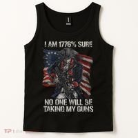 I Am 1776 % Sure No One Will Be Taking My Guns Tank Top thumb 2