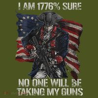 I Am 1776 % Sure No One Will Be Taking My Guns Backpack thumb 2