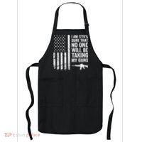 I Am 1776 Sure No One Is Taking My Guns Pro Gun USA Flag Apron thumb 0