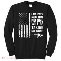 I Am 1776 Sure No One Is Taking My Guns Pro Gun USA Flag Sweatshirt thumb 0