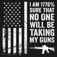 I Am 1776 Sure No One Is Taking My Guns Pro Gun USA Flag Women's Tank Top thumb 5