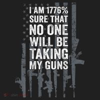 I Am 1776 Sure No One Is Taking My Guns Pro Gun Flag Hat thumb 2