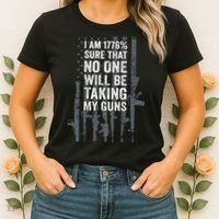 I Am 1776 Sure No One Is Taking My Guns Pro Gun Flag Women's T-Shirt thumb 2
