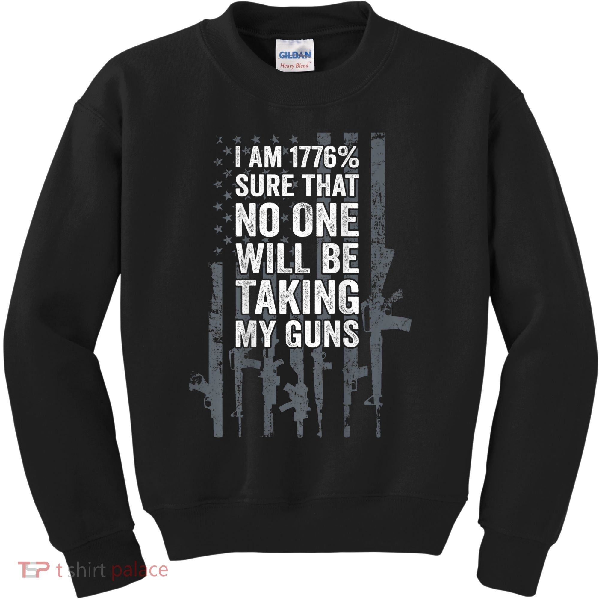 I Am 1776 Sure No One Is Taking My Guns Pro Gun Flag Kids Sweatshirt