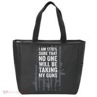 I Am 1776 Sure No One Is Taking My Guns Pro Gun Flag Tote Bag thumb 0