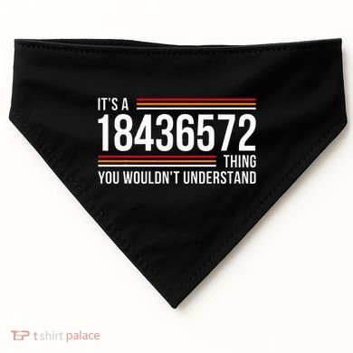 ItS A 18436572 Thing Funny V8 Engine Classic Muscle Car Guy USA-Made Doggie Bandana