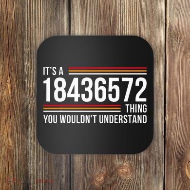 ItS A 18436572 Thing Funny V8 Engine Classic Muscle Car Guy Coaster