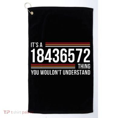 ItS A 18436572 Thing Funny V8 Engine Classic Muscle Car Guy Golf Towel