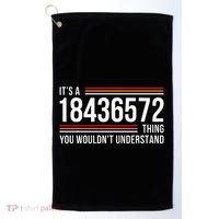 ItS A 18436572 Thing Funny V8 Engine Classic Muscle Car Guy Golf Towel thumb 0