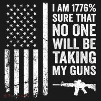 I Am 1776 Sure No One Is Taking My Guns Funny Gift Pro Gun Usa Flag Gift Women's Hoodie thumb 2