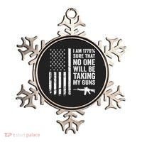 I Am 1776 Sure No One Is Taking My Guns Funny Gift Pro Gun Usa Flag Gift Ornament thumb 0
