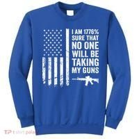 I Am 1776 Sure No One Is Taking My Guns Funny Gift Pro Gun Usa Flag Gift Sweatshirt thumb 0