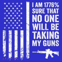 I Am 1776 Sure No One Is Taking My Guns Funny Gift Pro Gun Usa Flag Gift Baby Bodysuit thumb 2
