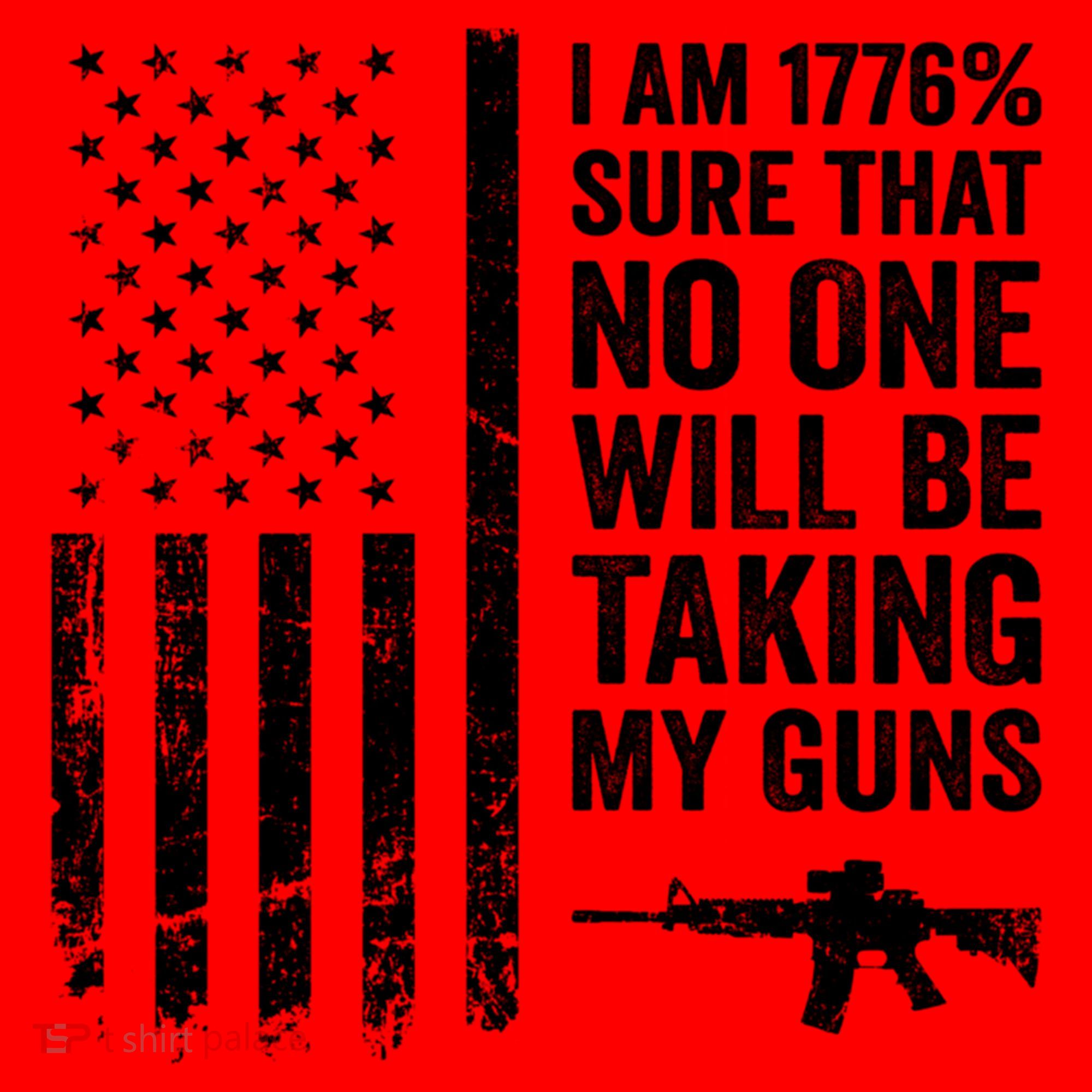 I Am 1776 Sure No One Is Taking My Guns Funny Gift Pro Gun Usa Flag Gift Santa Hat