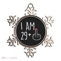 I Am 29 Plus 1 Middle Finger For A 30th Birthday For Wo Ornament thumb 0