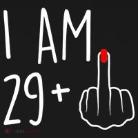 I Am 29 Plus 1 Middle Finger For A 30th Birthday For Wo Ornament thumb 1