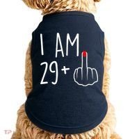 I Am 29 Plus 1 Middle Finger For A 30th Birthday For Wo Doggie Tank thumb 0