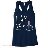I Am 29 Plus 1 Middle Finger For A 30th Birthday For Wo Women's Tank Top thumb 0