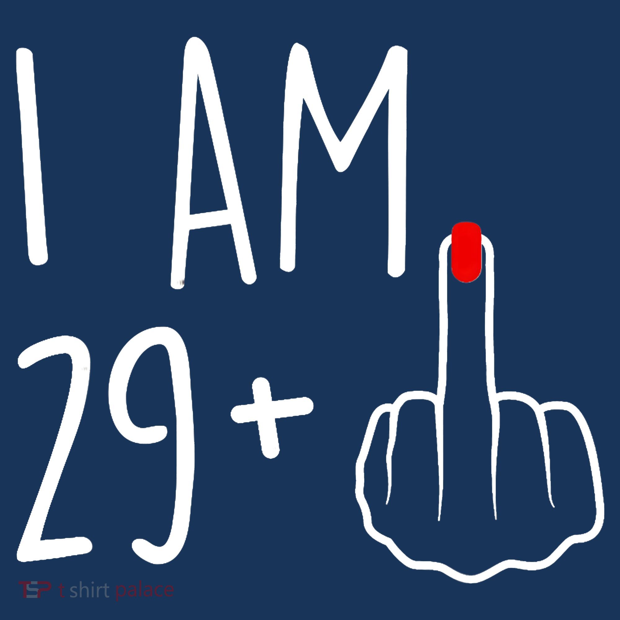 I Am 29 Plus 1 Middle Finger For A 30th Birthday For Wo Women's V-Neck T-Shirt