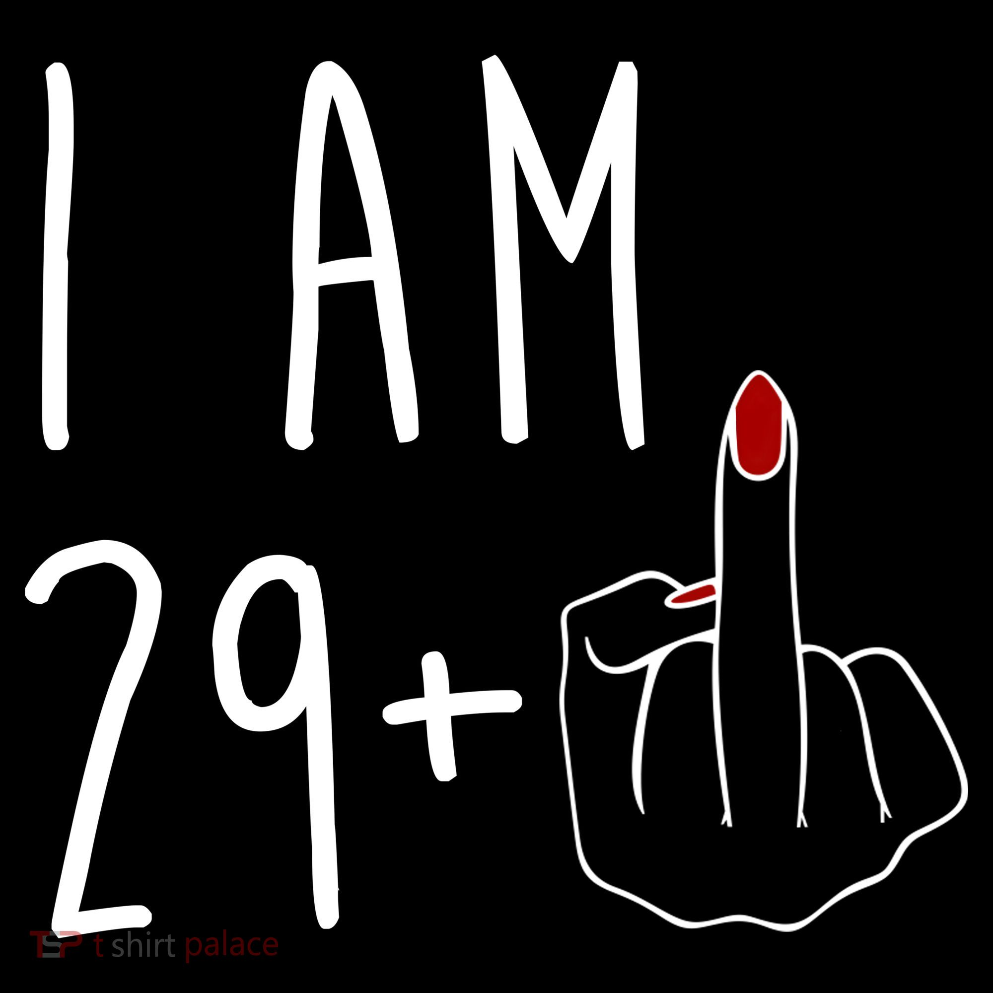 I Am 29 Plus Middle Finger Funny 30th Birthday Coaster