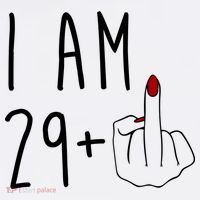 I Am 29 Plus Middle Finger Funny 30th Birthday Mousepad thumb 1