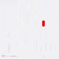 I Am 39 Plus 1 Middle Finger For A 40th Birthday Comfort Colors Garment-Dyed Hooded Sweatshirt thumb 2
