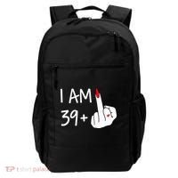 I Am 39 Plus 1 Middle Finger 40th Birthday Wo Mothers Day Backpack thumb 0