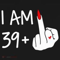 I Am 39 Plus 1 Middle Finger 40th Birthday Wo Mothers Day Women's Hoodie thumb 2