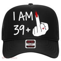 I Am 39 Plus 1 Middle Finger 40th Birthday Wo Mothers Day Hat thumb 0