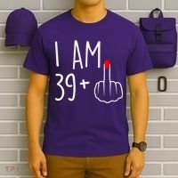 I Am 39 Plus 1 Middle Finger For A 40th Birthday For Women T-Shirt thumb 6