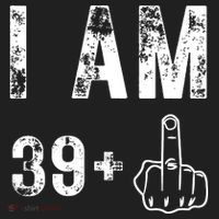 I Am 39 Plus Middle Finger 40th Birthday Gift Women's Sweatshirt thumb 2