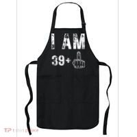 I Am 39 Plus Middle Finger 40th Birthday Gift Apron thumb 0