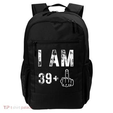 I Am 39 Plus Middle Finger 40th Birthday Gift Backpack