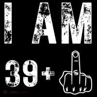 I Am 39 Plus Middle Finger 40th Birthday Gift Women's Hoodie thumb 2
