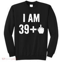 I Am 39 Plus 1 Middle Finger Sweatshirt thumb 0