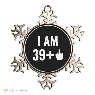 I Am 39 Plus 1 Middle Finger Ornament