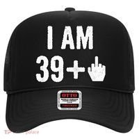 I Am 39 Plus 1 Middle Finger Hat thumb 0